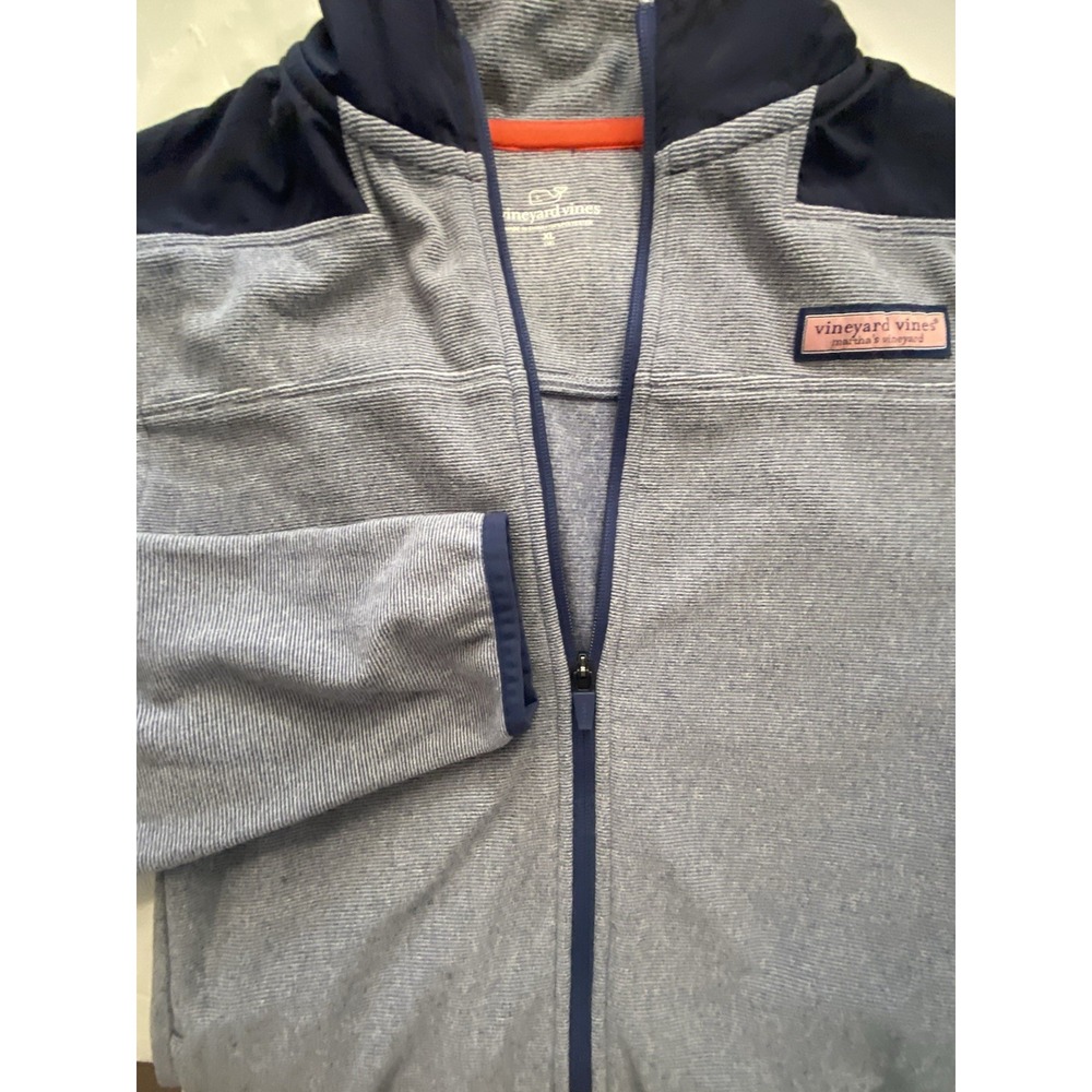 Boy's Vineyard Vines Martha's Vinyard Fleece Full Zip Jacket-Size XL-Very Clean